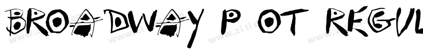 Broadway P OT Regula字体转换